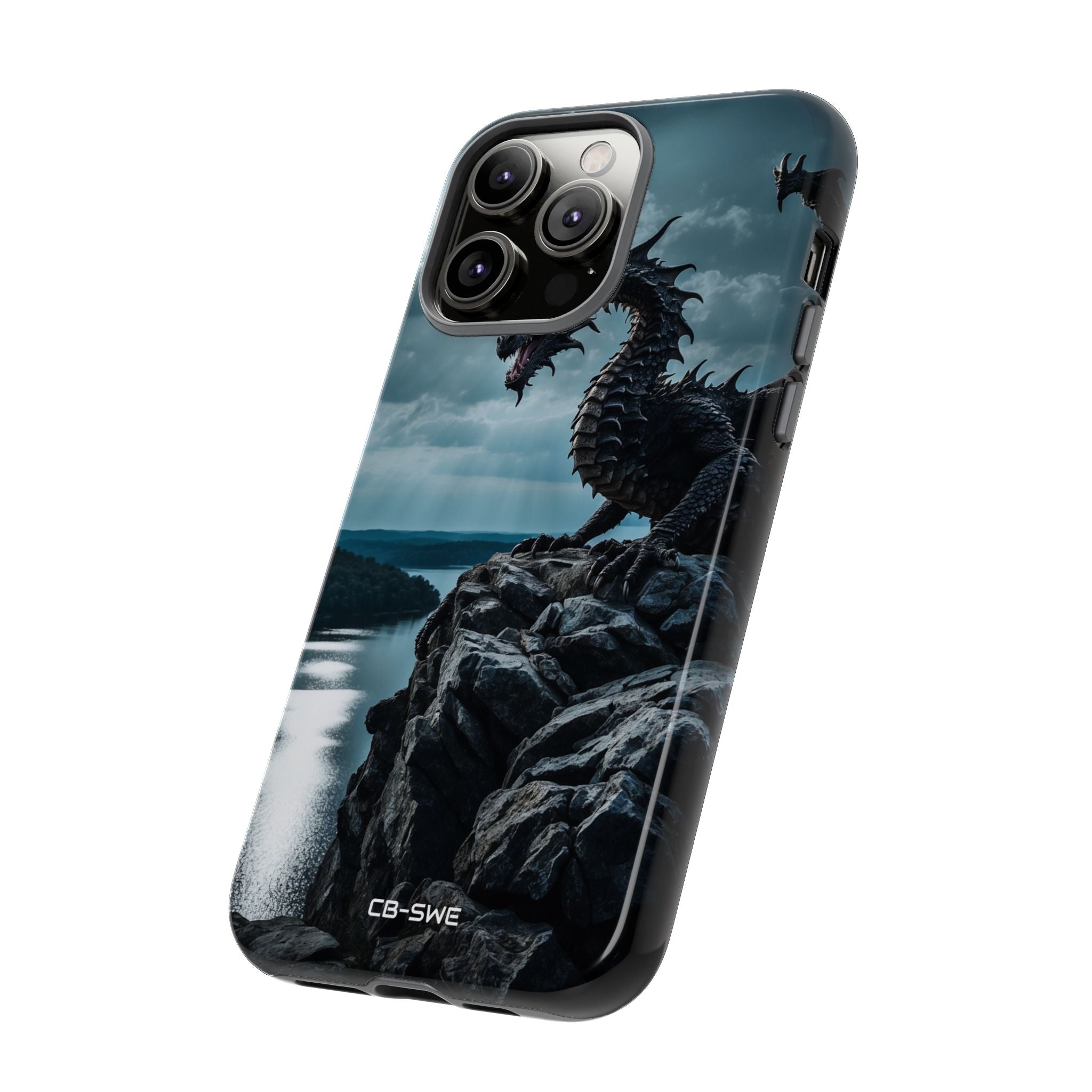 Dragon Soars Moonlight - iPhone Case