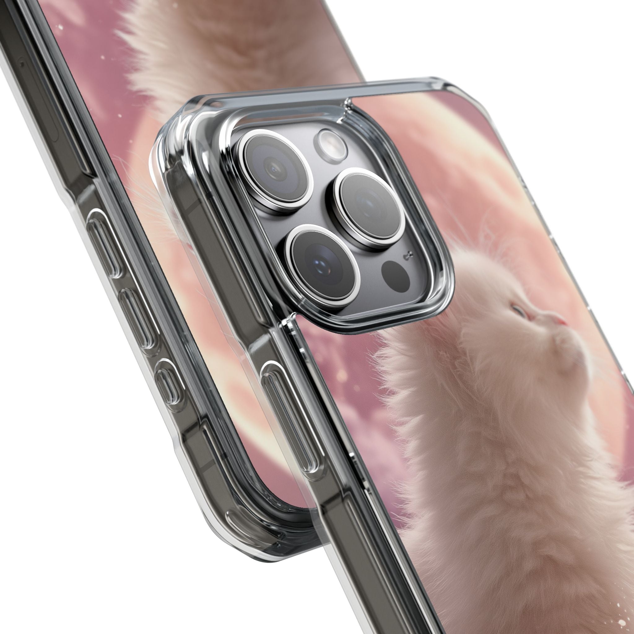 Lunar Cat Soars iPhone Case - Impact