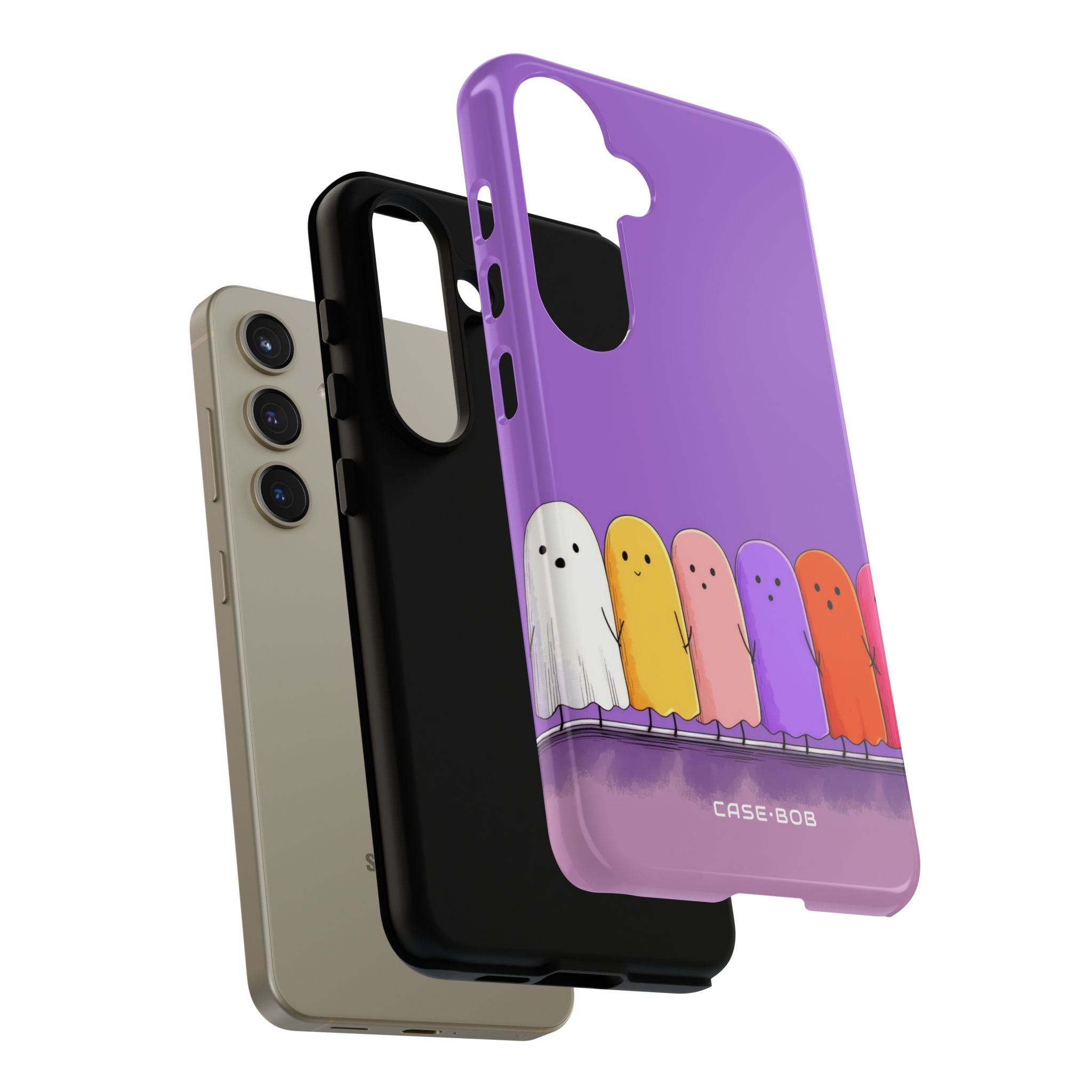 Colorful Ghosts Samsung S24 Case - Tough