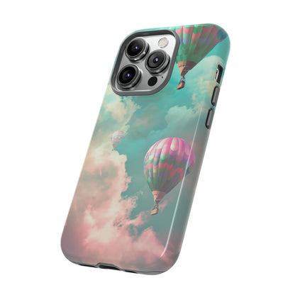 Pastel Balloon Escape - Protective Phone Case