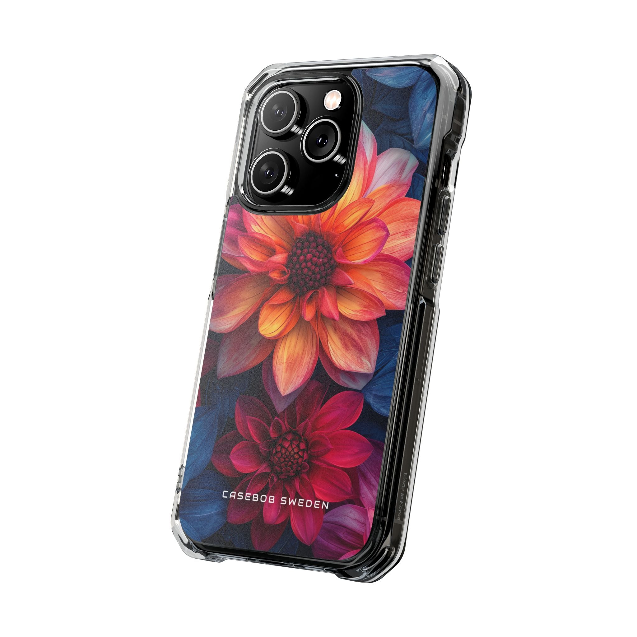 Fiery Bloom Harmony iPhone 14 - Clear Impact Phone Case