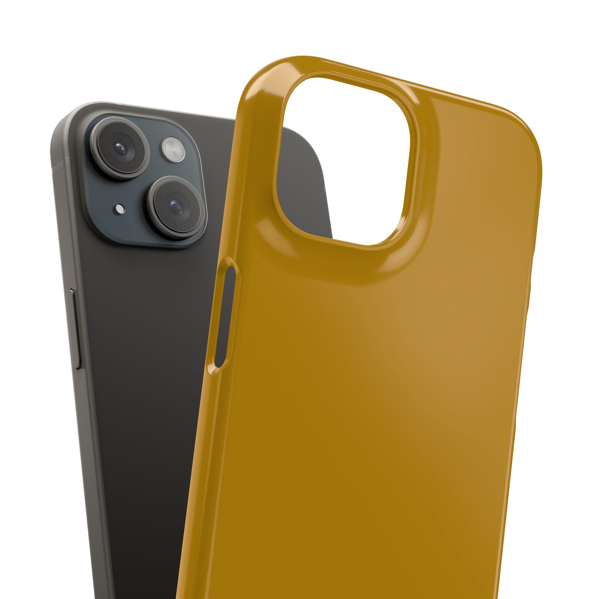 Dark Golden Rod iPhone 15 - Slim Phone Case