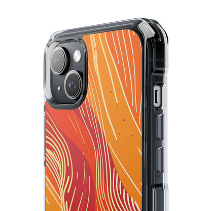 Gradient Flowwave Essence iPhone 15 - Clear Impact Phone Case