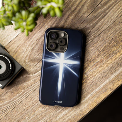 Luminous Cross Radiance - iPhone Case