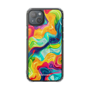 Bold Bright Patterns | Phone Case for iPhone (Clear Impact Case - Magnetic)