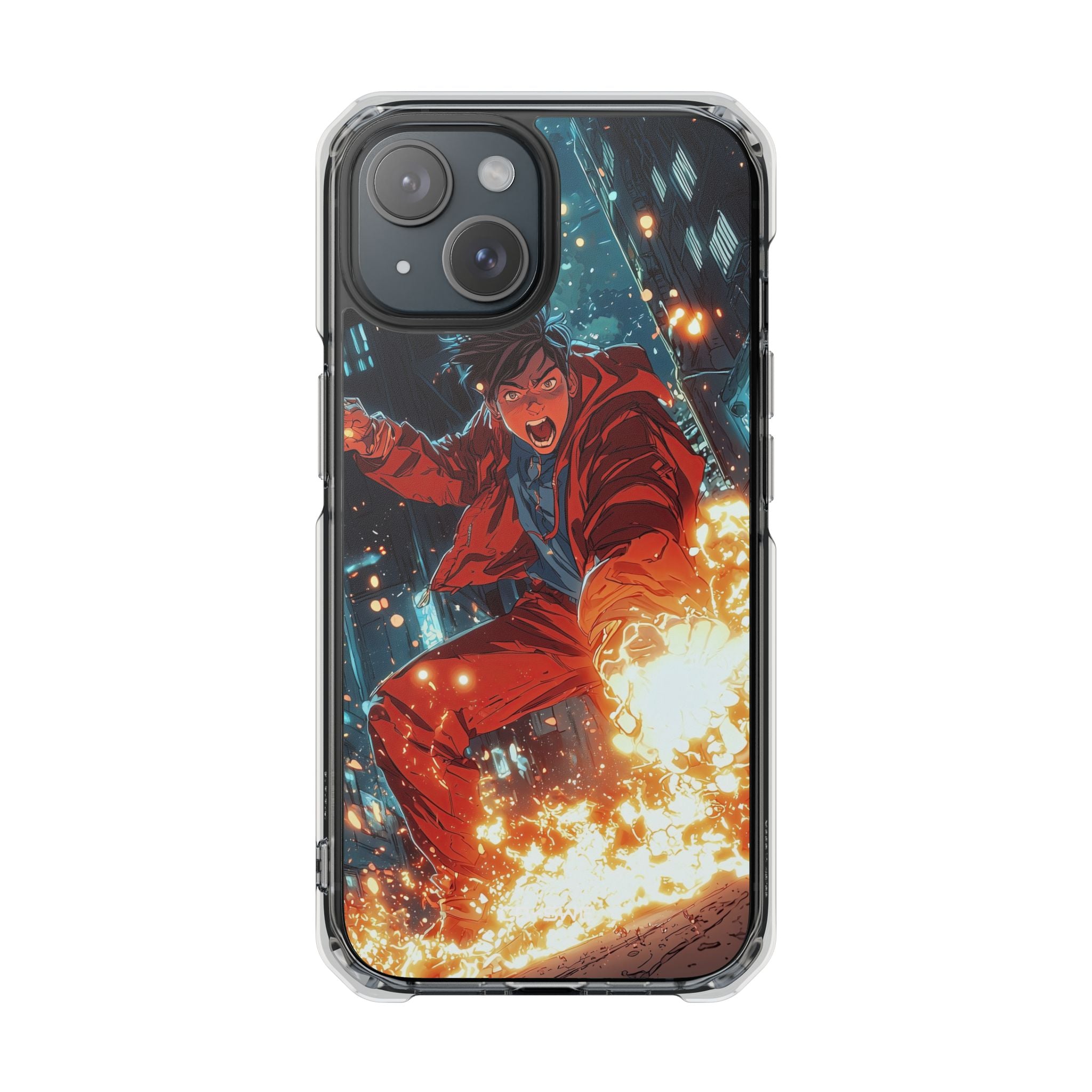 Flames Ignite Action iPhone Case - Impact