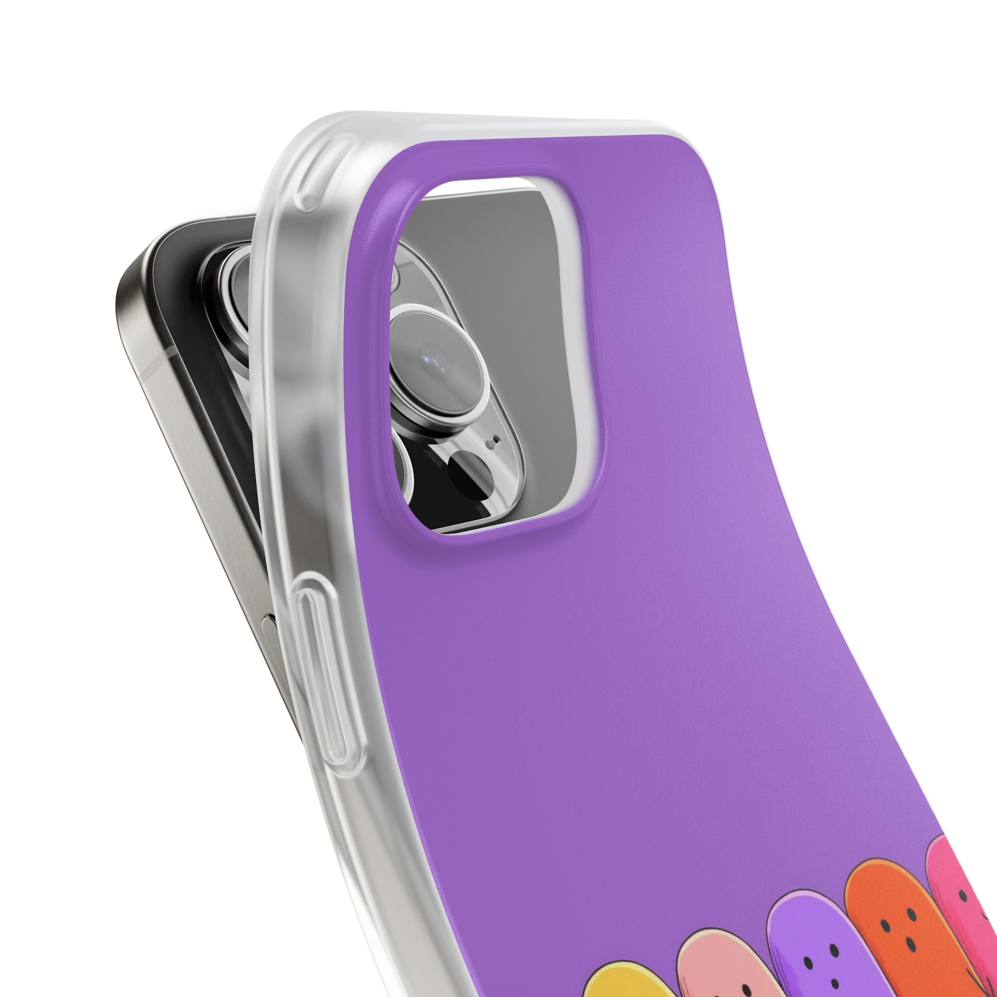 Colorful Ghosts iPhone 16 Pro Max Case - Soft