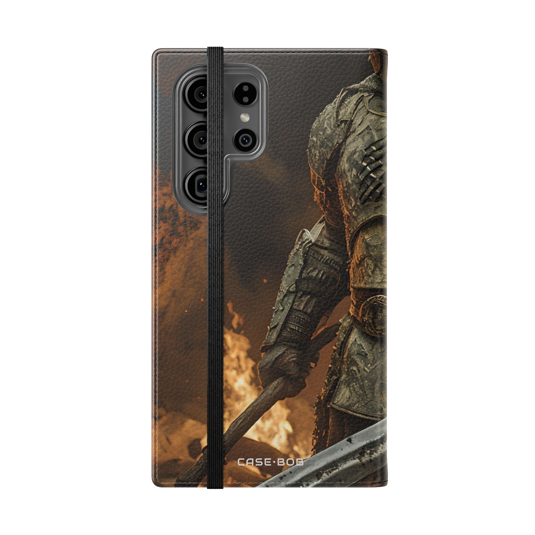 Horned Warrior Flame - Samsung S23 Ultra -lompakkokotelo