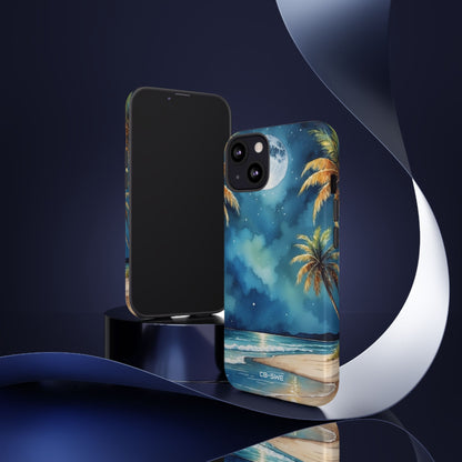 Moonlight Kisses Waves - iPhone Case