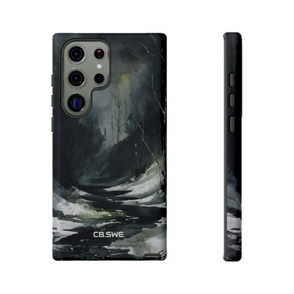 Moody Winter Landscape Watercolor Art Phone Cover Samsung S23 - Tough