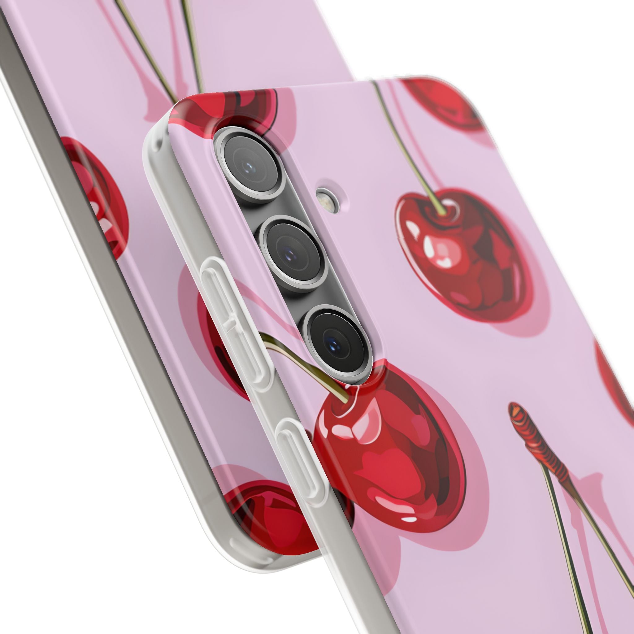 Glossy Cherry Burst Samsung S24 Plus Case - Soft
