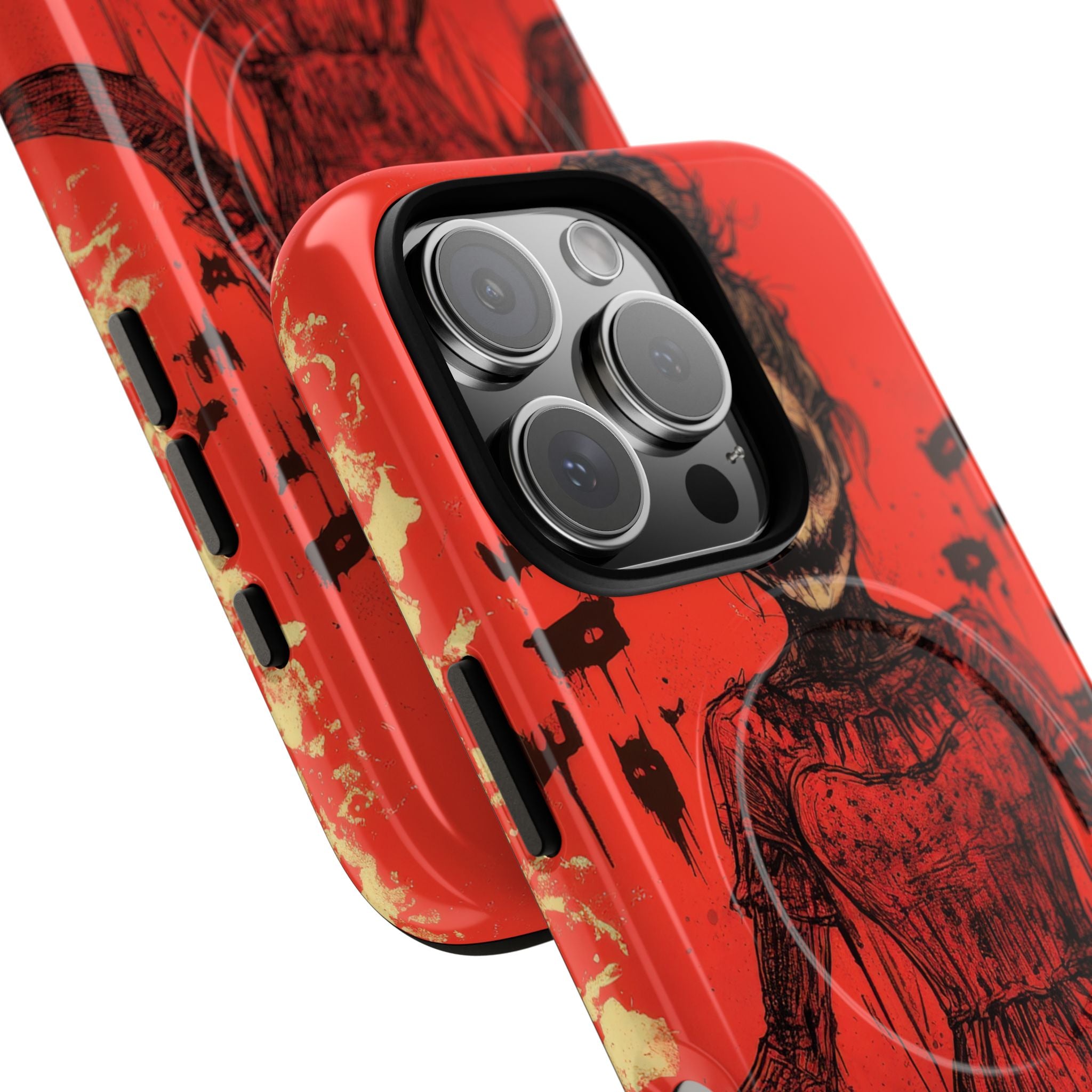 Haunting Scarlet Descent iPhone 16 | Tough+ Phone Case