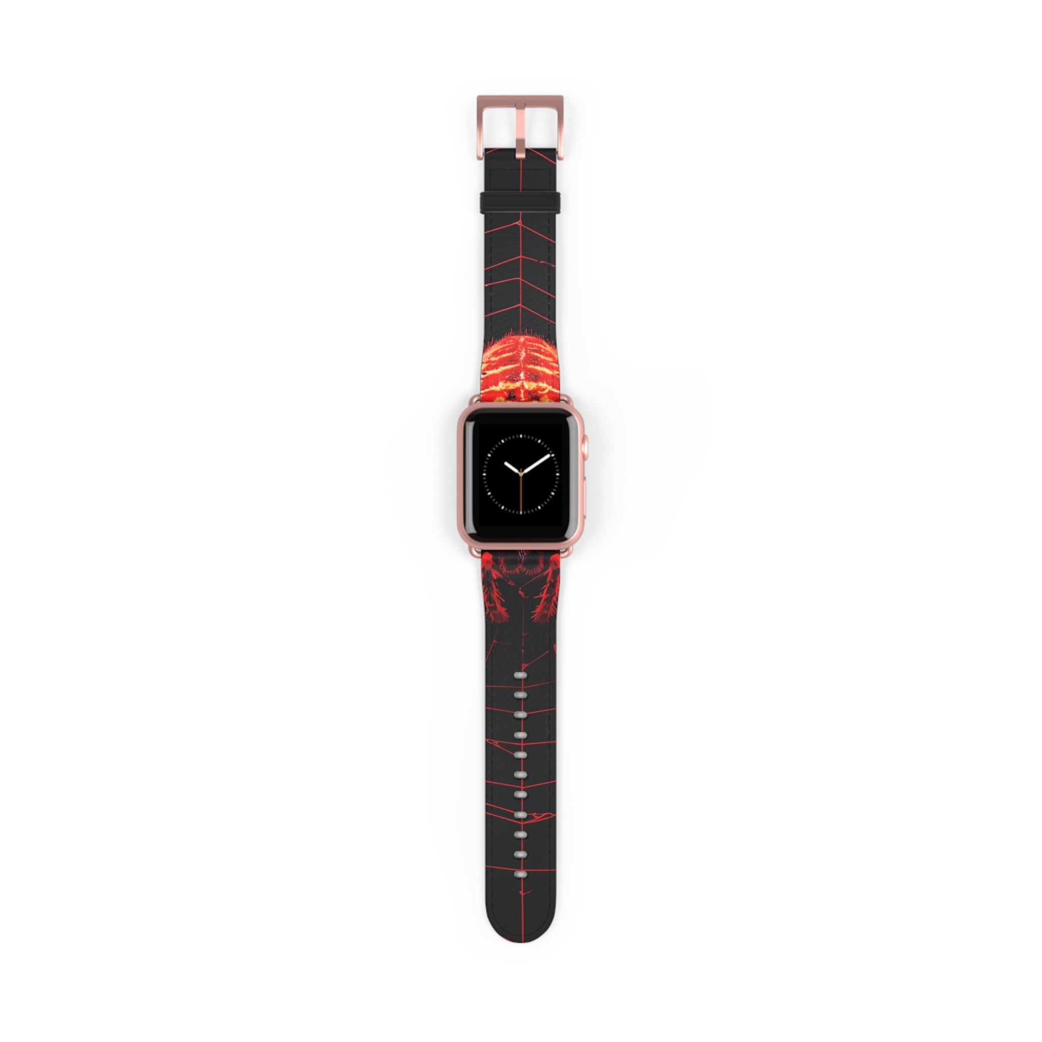 Crimson Spiderweb - Watch Band