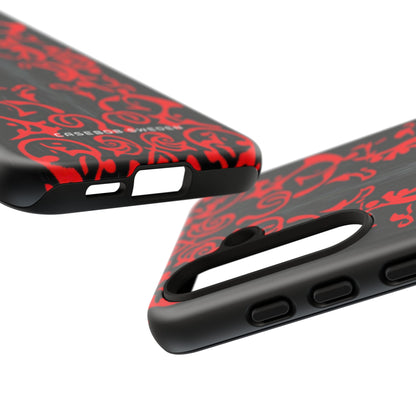 Gothic Crimson Symmetry Samsung S24 - Tough Phone Case