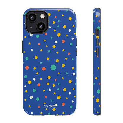 Colorful Dots Dance - iPhone Case