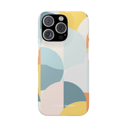 Abstract Geometric Calm - Slim iPhone 16 Phone Case