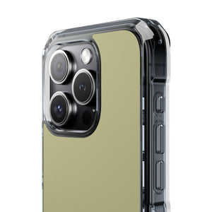 Sage Green | Phone Case for iPhone (Clear Impact Case - Magnetic)