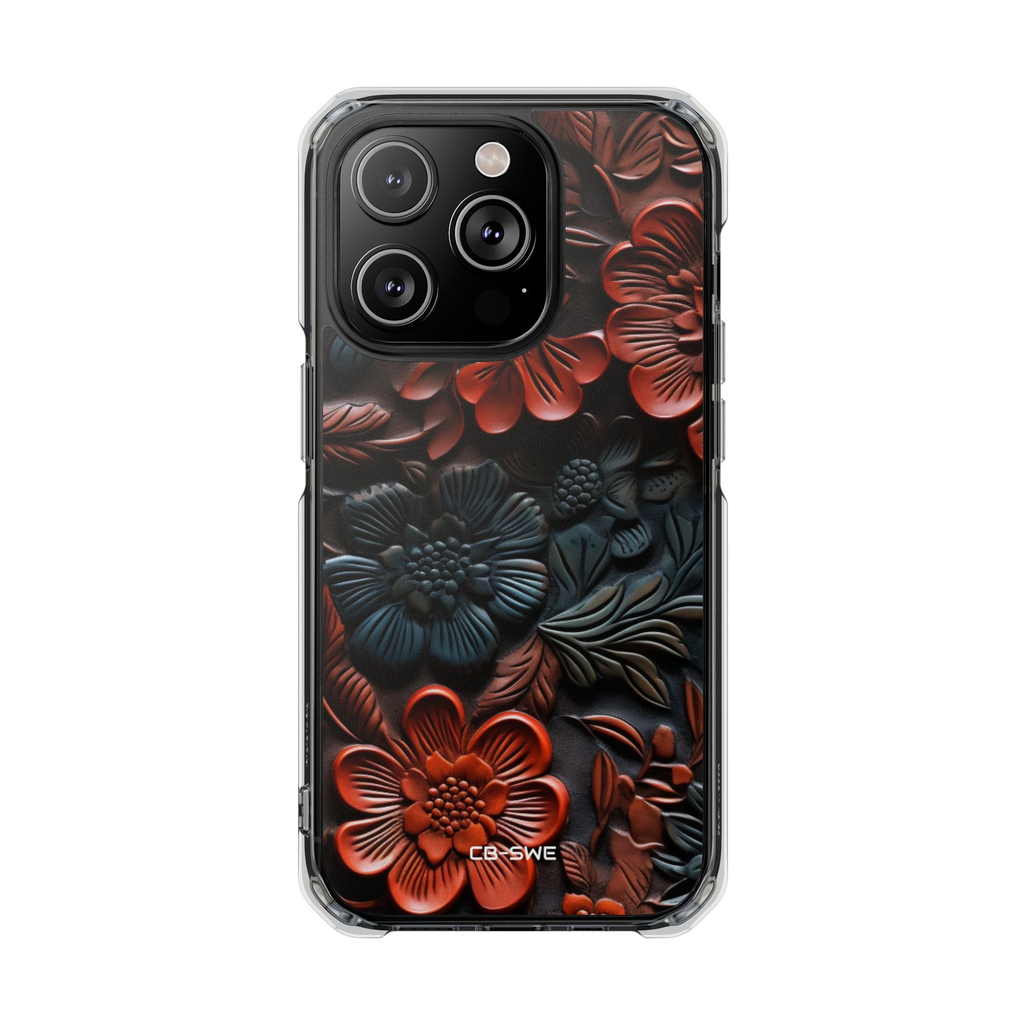Sculpted Floral Elegance iPhone Case - Impact