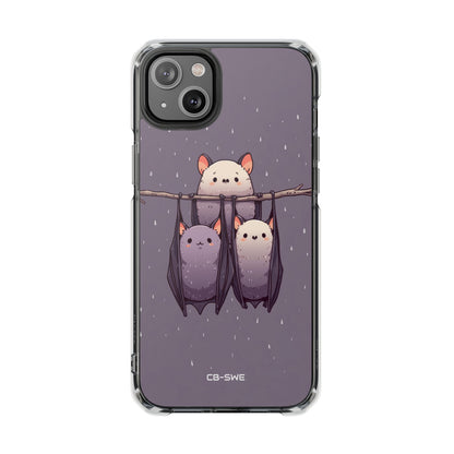 Bats Hang Playfully iPhone Case - Impact