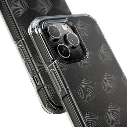 Geometric Spiral Illusion iPhone Case - Impact