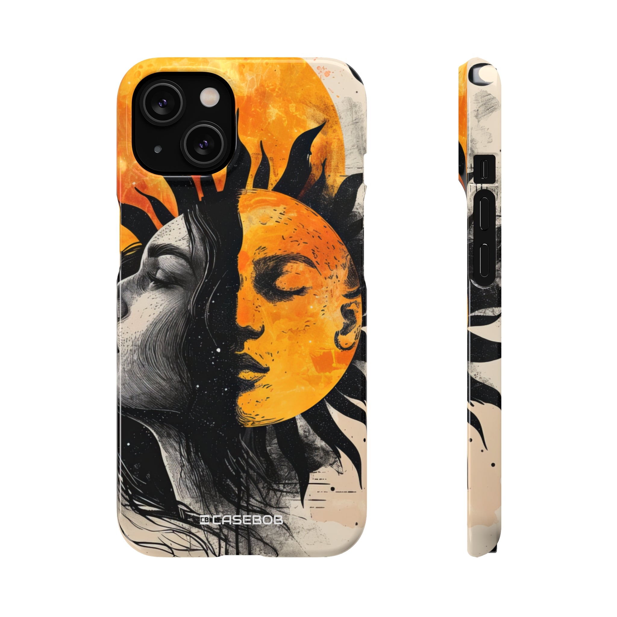 Sunlit Duality | Slim Phone Case for iPhone