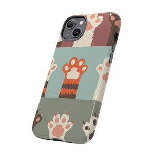 Vintage Cat Paw - Protective Phone Case