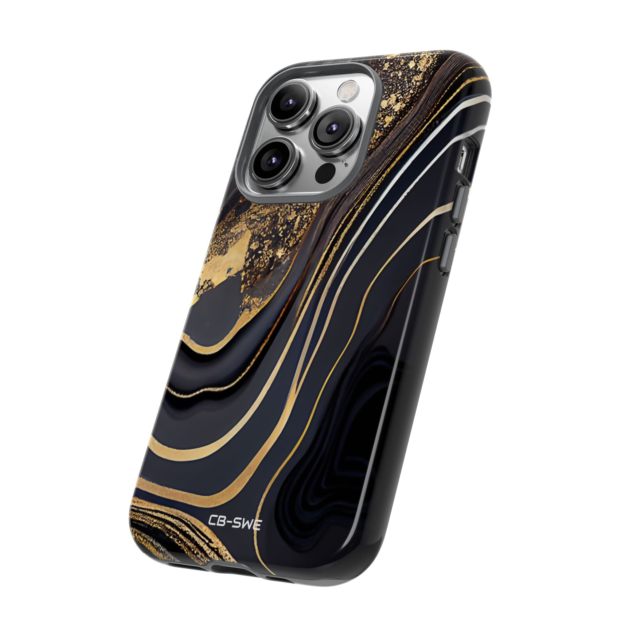 Elegant Gold Streams - iPhone Case
