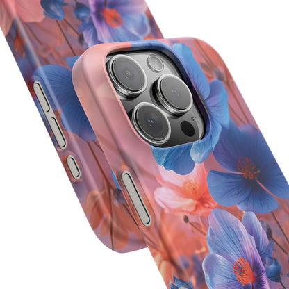 Ethereal Floral Symphony iPhone 16 - Slim Phone Case