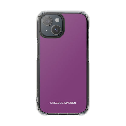 Plum Purple - Clear Impact iPhone 15 Phone Case