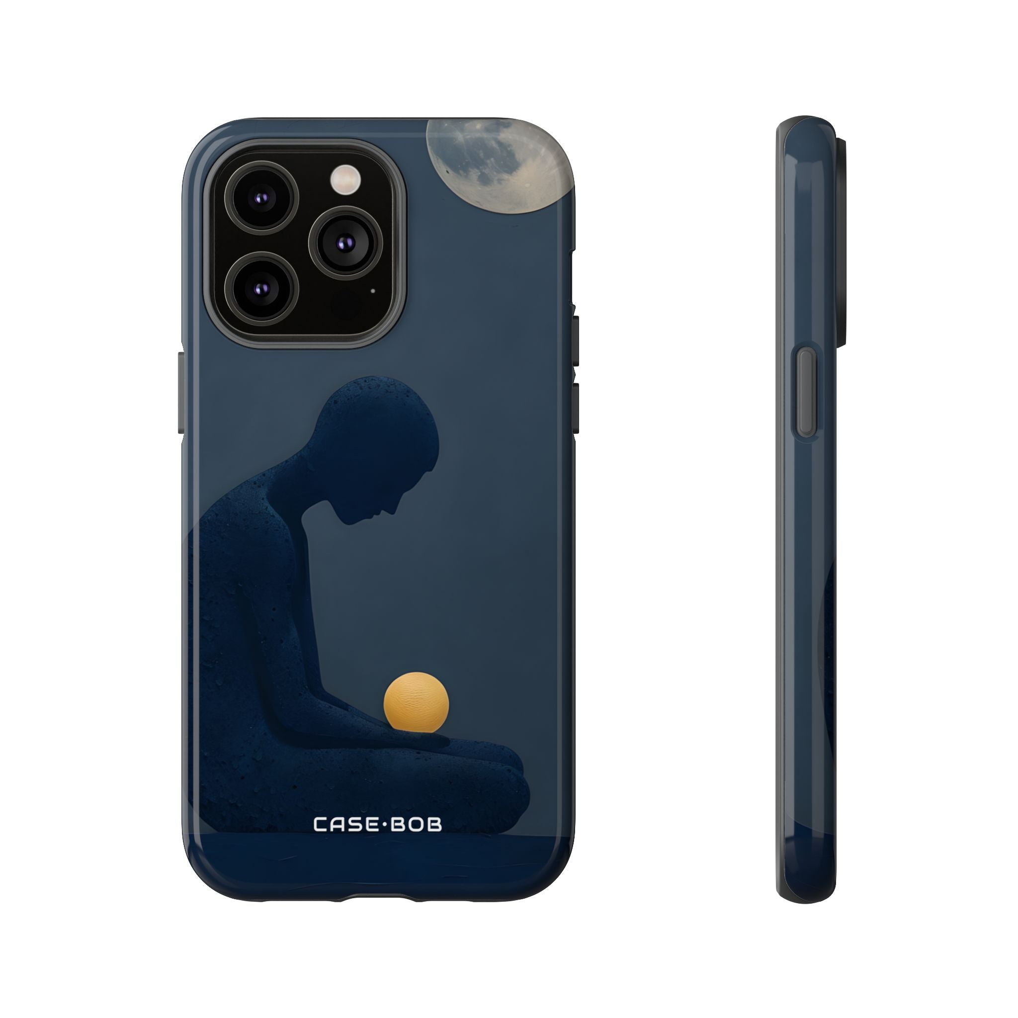 Moonlit Contemplation iPhone 14 Pro Max Case - Tough