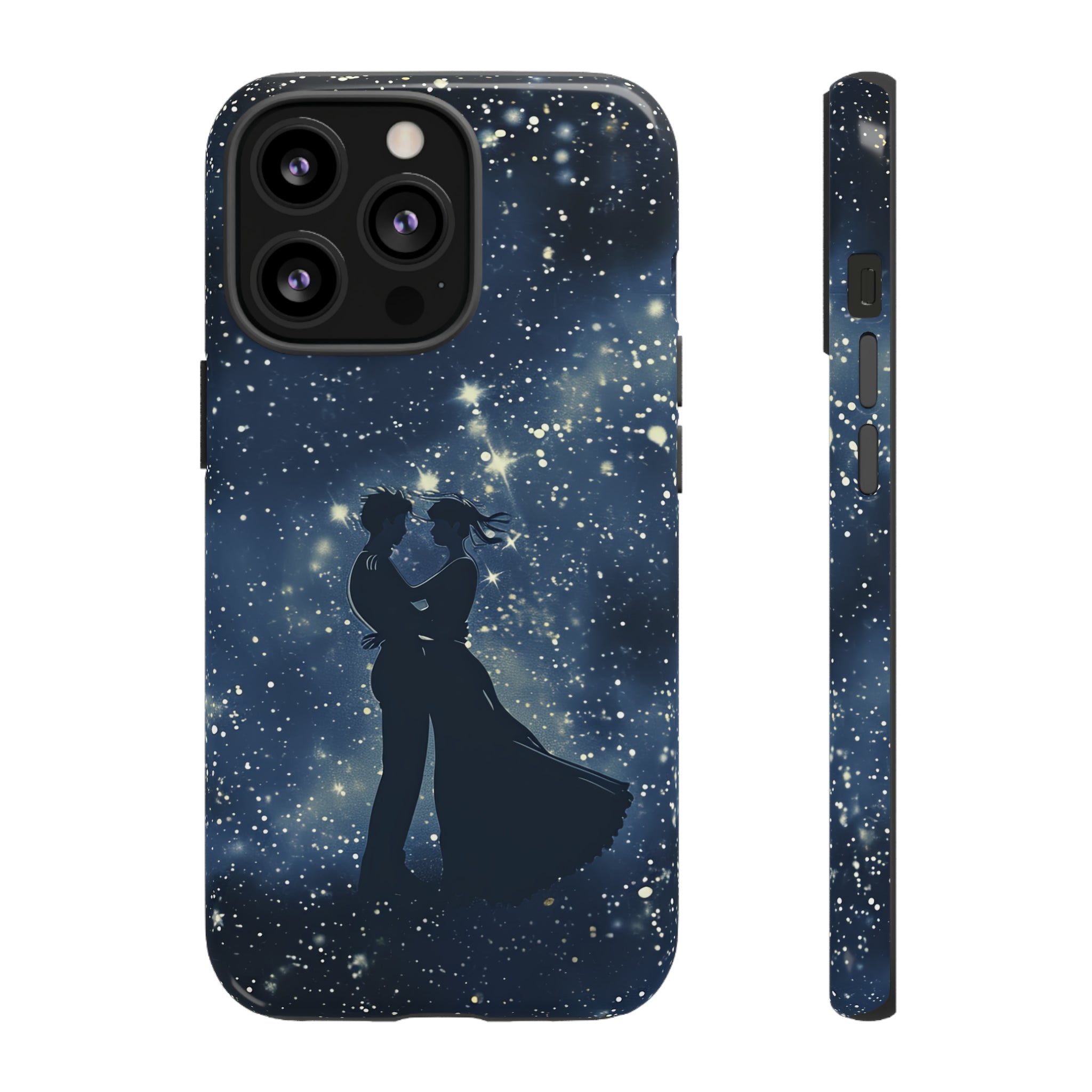 Starry Night Embrace - Protective Phone Case