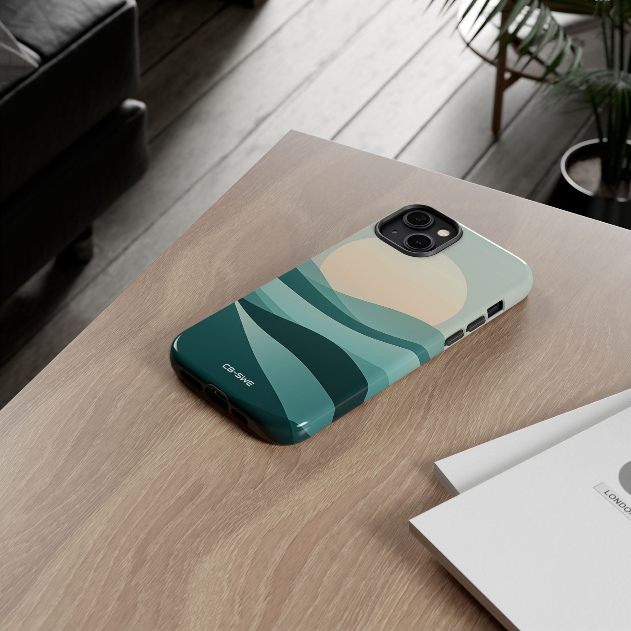 Fluid Harmony Waves - iPhone Case