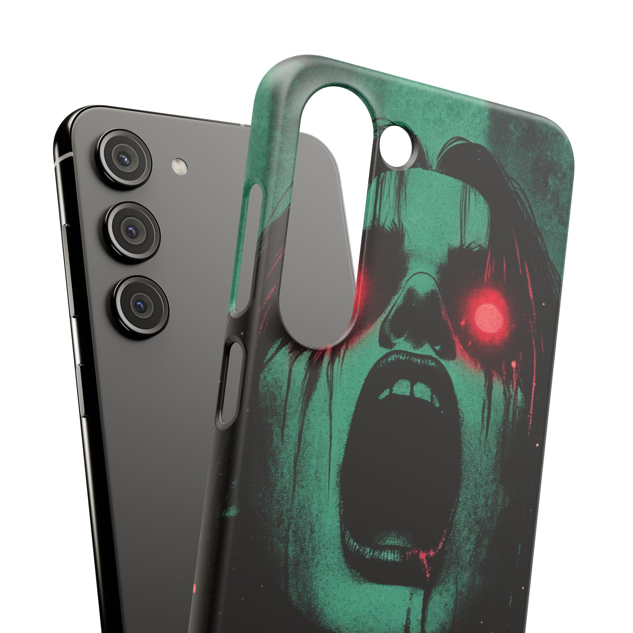 Haunting Glow of Gothic Eyes Samsung S23 - Slim Phone Case