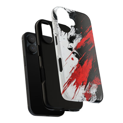 Yelling Profile Burst iPhone 16 Case - Tough