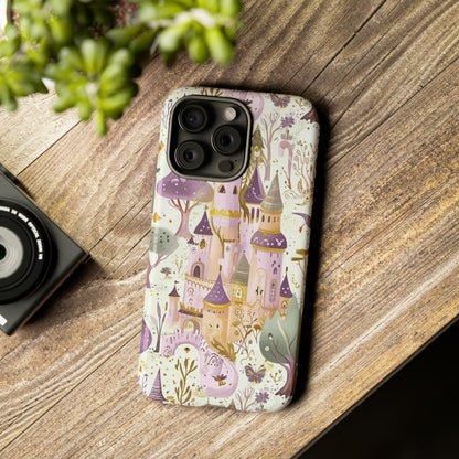 Fairytale Castles Pastel Dream - Protective Phone Case