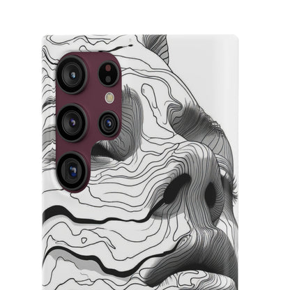 Topographic Serenity | Slim Phone Case for Samsung