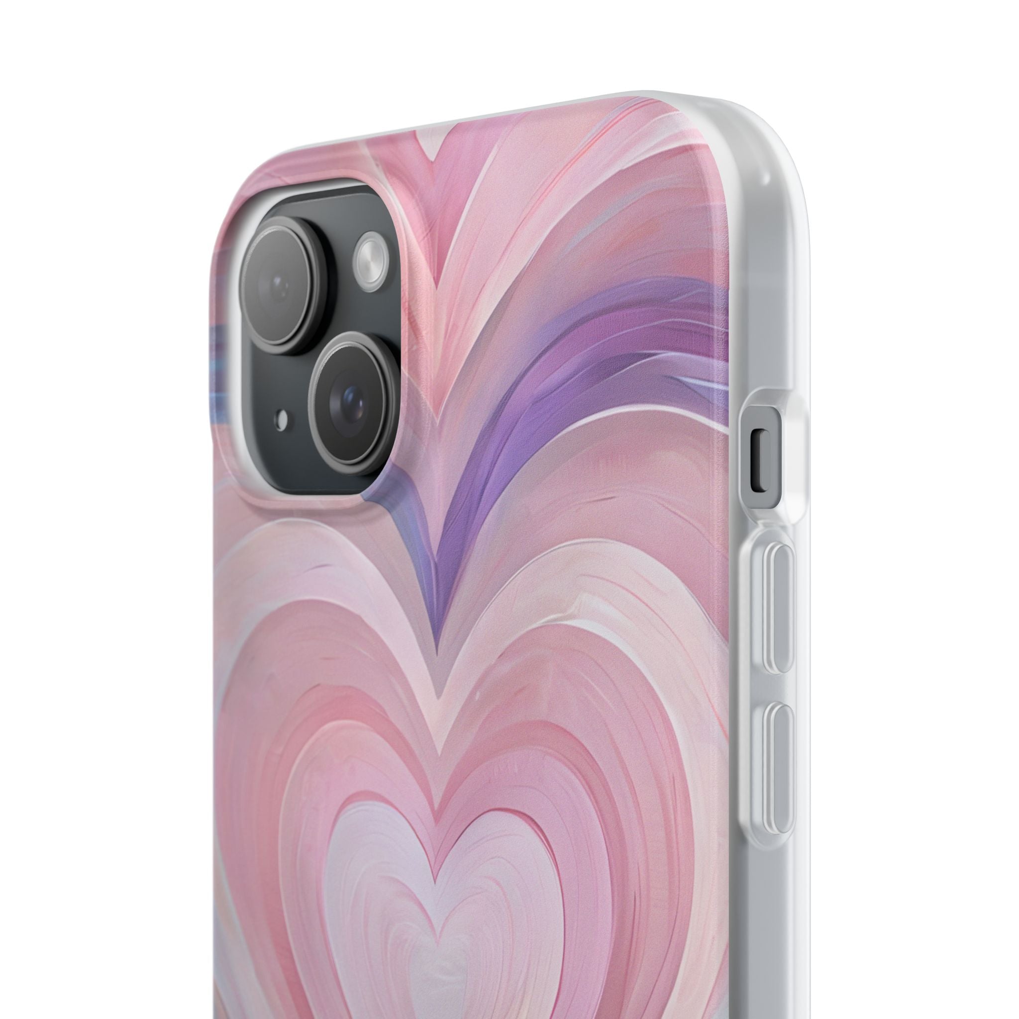 Radiant Heartbrush iPhone 15 Plus Case - Soft