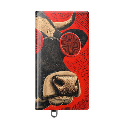 Spiral Cow Vision - Samsung S24 Ultra Case - Lompakkokotelo