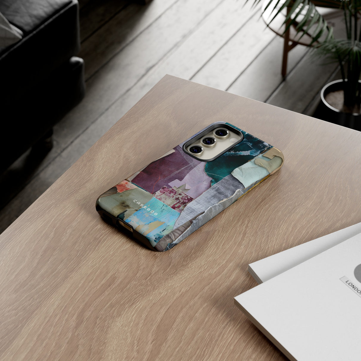 Textured Fabric Fusion - Protective Phone Case