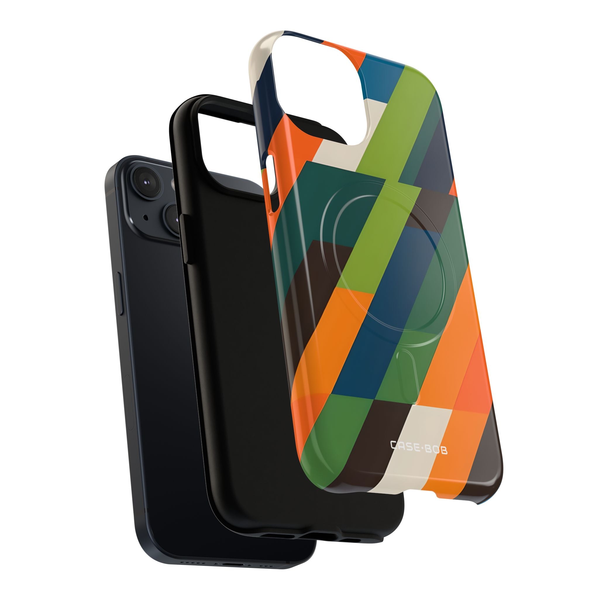 Diagonal Blaze iPhone 14 Case - Tough+