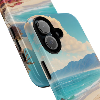 Footprints Trace Sand - iPhone Case