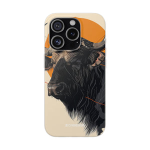 Majestic Buffalo Sun | Flexible Phone Case for iPhone