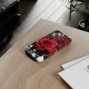 Rola Rose Gothic Flower - Protective Phone Case