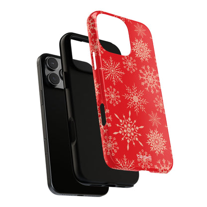 Snowflakes Dance Bright - iPhone Case