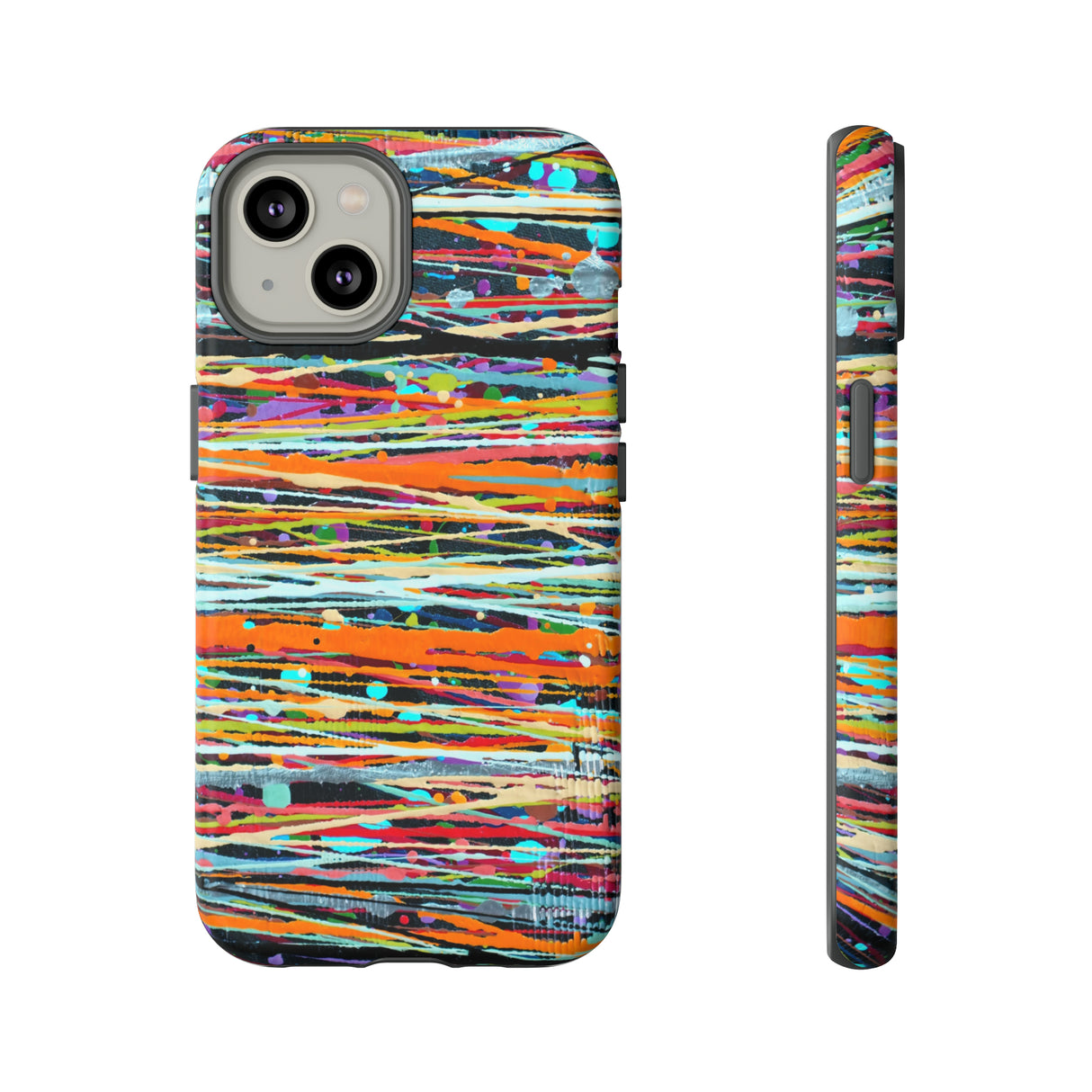 Oil painting - Stripe - Protective Phone Case