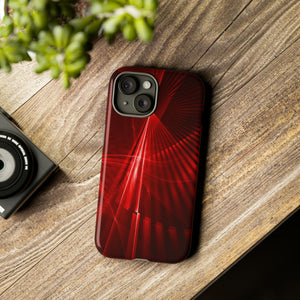 Red Disco Lights - Protective Phone Case