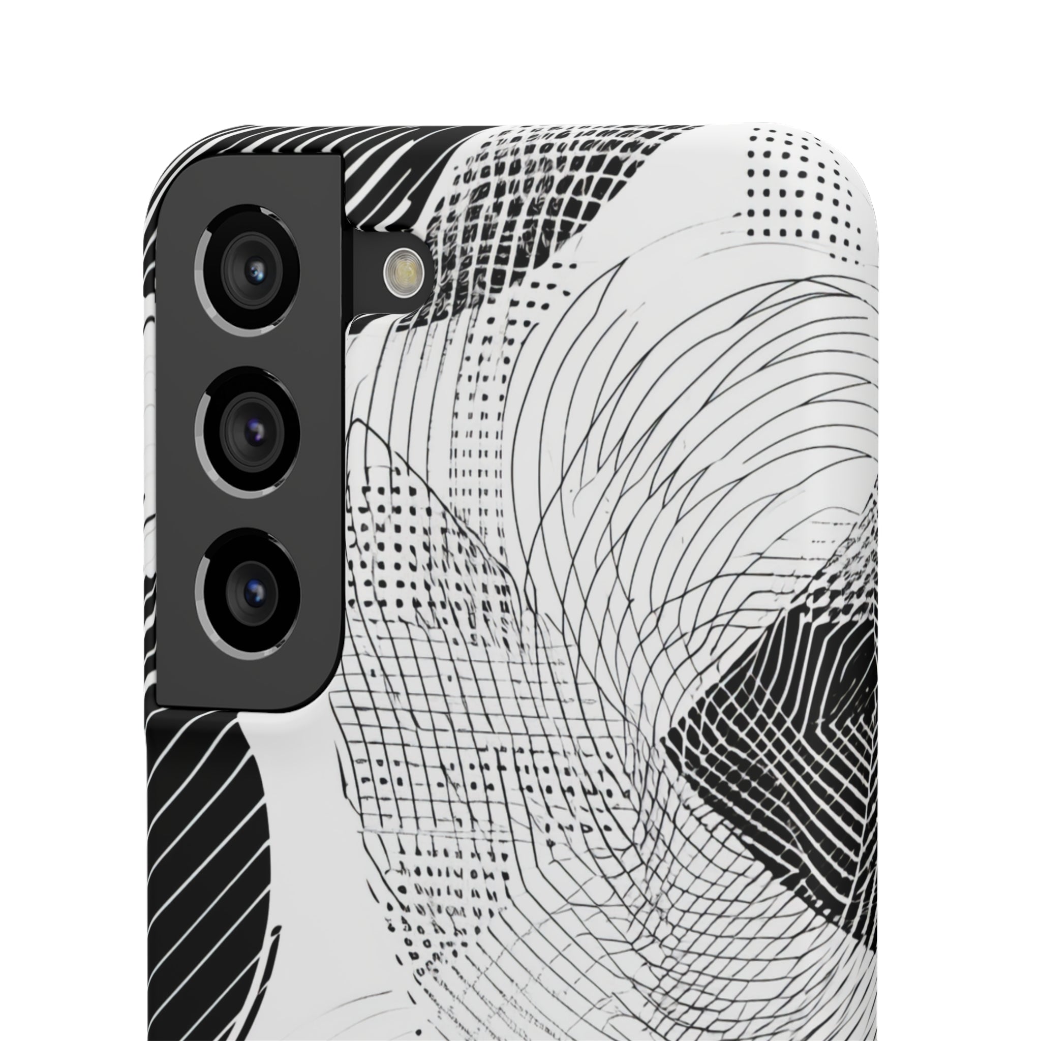 Monochrome Dynamics | Slim Phone Case for Samsung