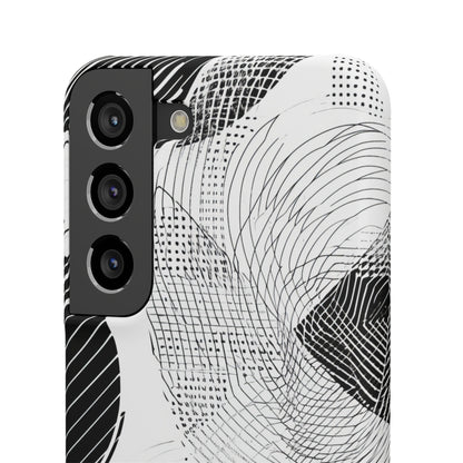 Monochrome Dynamics | Slim Phone Case for Samsung