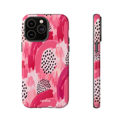 Vibrant Brushwork Dance - iPhone Case
