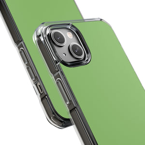 Pistachio Green | Phone Case for iPhone (Clear Impact Case - Magnetic)